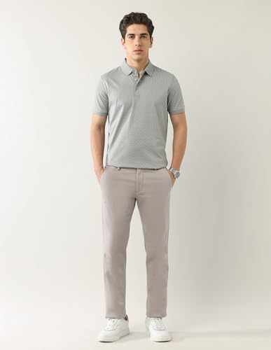 Image of Arrow Men's Geometric Regular Fit Polo Shirt