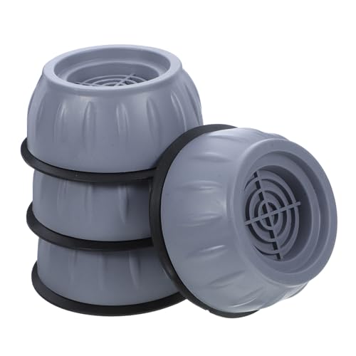 Opiniones y reviews de remate de lavadoras comprados en linea. 46 HOMSFOU Almohadillas Antivibración 4 Piezas para Proteger Pisos y Reducir Ruido Antideslizantes y Silenciosas para Lavadora y Secadora de Goma