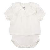  CALAMARO 5788-19065-CRUDO-3M - Body Camisa PLUMETILLA bebé-niños Color: Crudo Talla: 3M