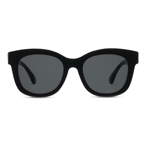Peepers Bifocal Reading Sunglasses for Women +3.00, Black, Center Stage