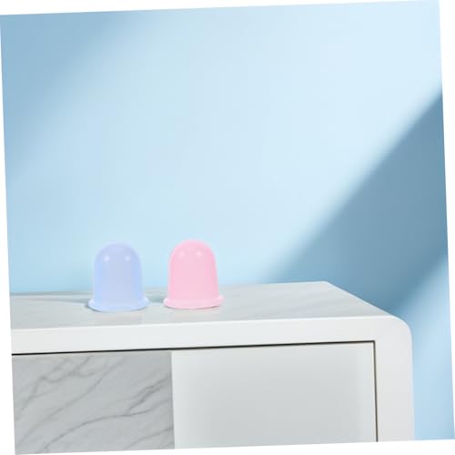 4 tazas de ventosa de silicona para masaje corporal y facial, tazas de vacío para músculos y articulaciones, para uso personal miniatura 6
