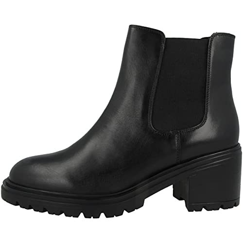 Geox D Damiana E, Stivaletti Donna, Nero, 40 EU