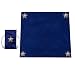 BLESSUME Altar Tarot Table Cloth Wicca Velvet Square Divination Tarot Cloth with Tarot Cards Bag Pouch (Blue)