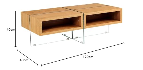 Table basse Milano Habitat et Jardin finition chêne au design élégant - 4