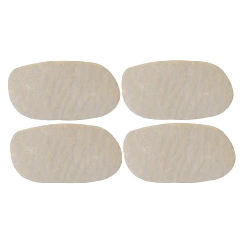 Toddmomy 4pcs Violin Parchment Pads Durable Bridge Pads for Violin Instruments Comfortable String Accessory for Enhanced Playability and Stability
