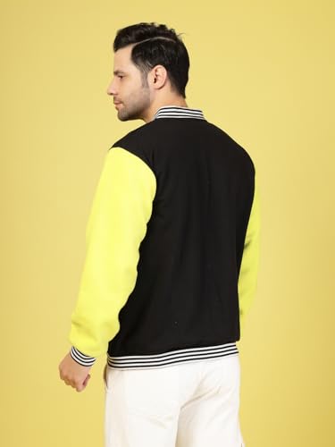 Image of Rigo Varsity Jacket for Men | Streetwear Varsity Jacket | Puff Print Varsity Jacket | Oversized Varsity Jacket for Men