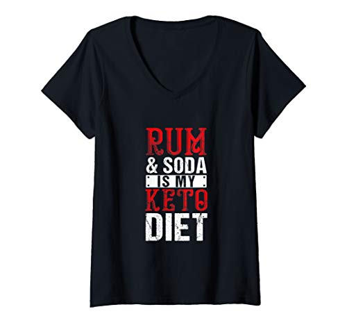 Womens Rum & Soda Is My Keto Diet - Low