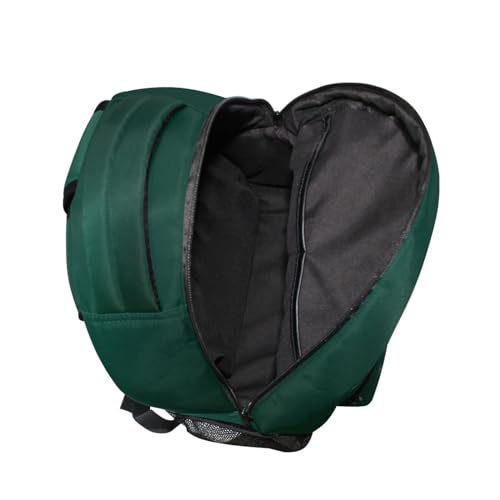 Sac à dos Hunter vert uni imperméable pour ordinateur avec de multiples poches - 6