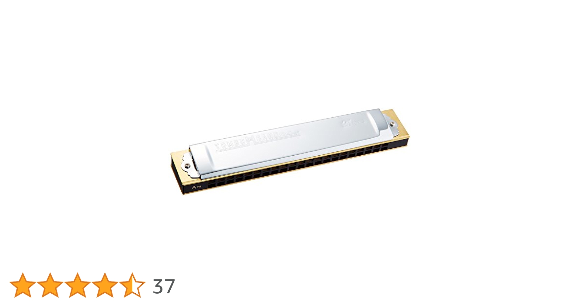 【新品】TOMBO 1521 特製トンボ バンド 複音ハーモニカ Am調 21穴 TOMBO No.1521 複音ハーモニカ 特製トンボバンド 【C調】 【21穴