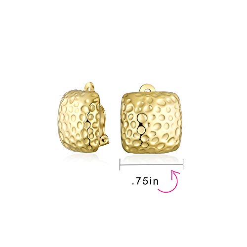 Boucles d'oreilles clip texture mouchetée simples pour vos sorties et soirées - 5