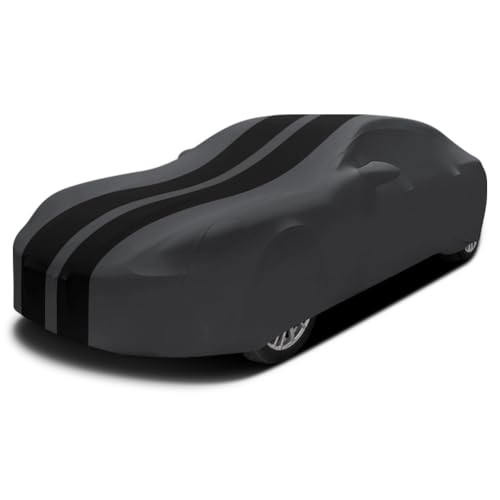 Asasytal Bâche de Auto Intérieure, de Saloon/Berline Housse de Couverture Voiture Respirante Extensible en Velours élasticité, pour l'exposition de...