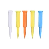 MAGICLULU 5 Stück Pack Golf Abschläge aus Kunststoff mit Flachem Seitendesign Praktischem Gebrauch Zubehör für Golfspieler und Geschenk für Liebhaber Zufällige Farbe