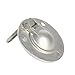 OZXNO Flush Ring Pull Round Floor Handle Stainless Steel Recessed Pull Handle Round Boat Hatch Latch with Screws (1pcs)