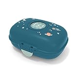 PERSONALIZABLE: gracias a su zona para personalizar, será imposible confundir la fiambrera de merienda de su hijo con la lunch box de otro niño. Despierte su creatividad y vuelva su snack box única gracias a las pegatinas de personalización intercambiables hasta el infinito.