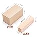 7 Pcs Basswood Blocks for Carving & Whittling - 2 Sizes (4x1x1 & 4x2x2 Inches), Premium Wood Set, Ideal for Crafts, Model Building, and Artisans (Carving & Whittling Wood)