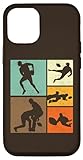 iPhone 14 Pro Rugby Ball Sport Player Retro Vintage Rugby Style Case