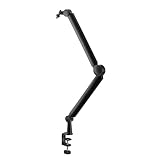 NanoRS Mikrofonstativ mit Halterung 3/8' und 5/8' | Höhenverstellbar bis 84,7 cm | 360° drehbar |...