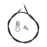 001-2869-000, 1 Set Guitar Cavity Shielding Ground Lug with Screw and Ground Wire, Compatible with F Style Guitars, Solder Lug Kit