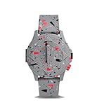 fossil nate jr1353 Tipo de vidrio: Cristal mineral con esfera y caja de acero inoxidable en tono gris