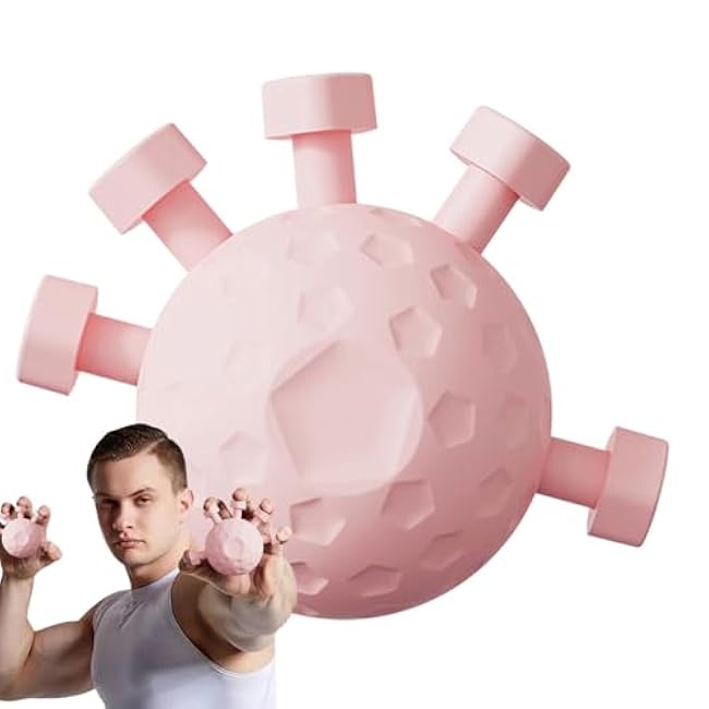 Hand Exercise Balls ¨C Finger Grip Strengthener, Stress Ball & Hand Workout Trainer | Forearm & Wrist Strength, Rehab Recovery Ball, Muscle Trainer for Climbing, Tennis, Guitar