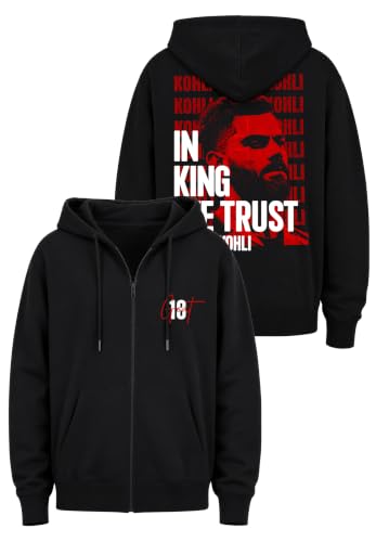 Fuda Store Fuda Black Virat Hoodie Red M - Image 2