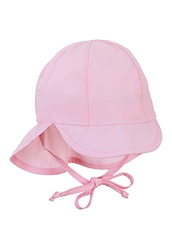 Sterntaler Baby - Mädchen Pet met nekbescherming M tze, Rosa (Rosa 724), 47 EU