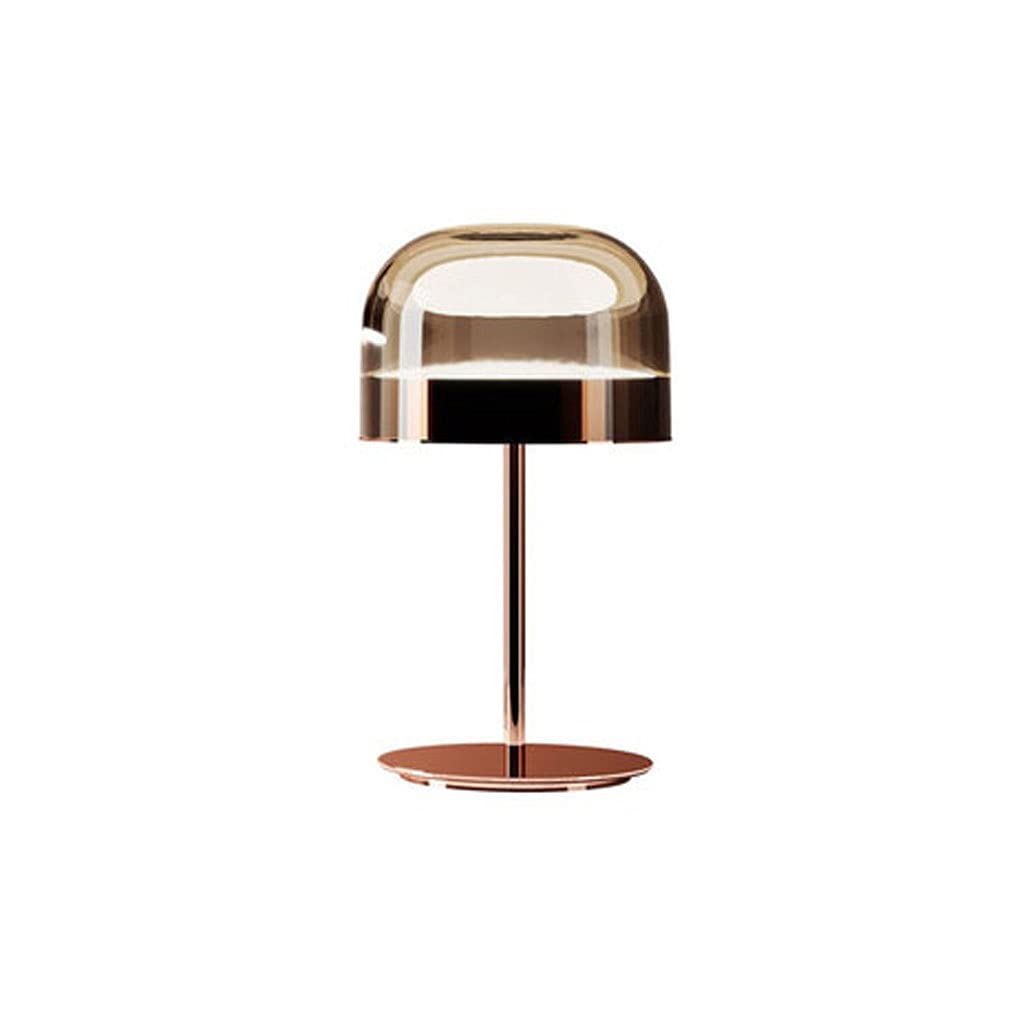 Lámpara de mesa Lampada da tavolo Lampada da tavolo in vetro lampada da comodino semplice lampada da comodino for dormitorio, sede centrale dormitorio y sala de estar (Color : B)