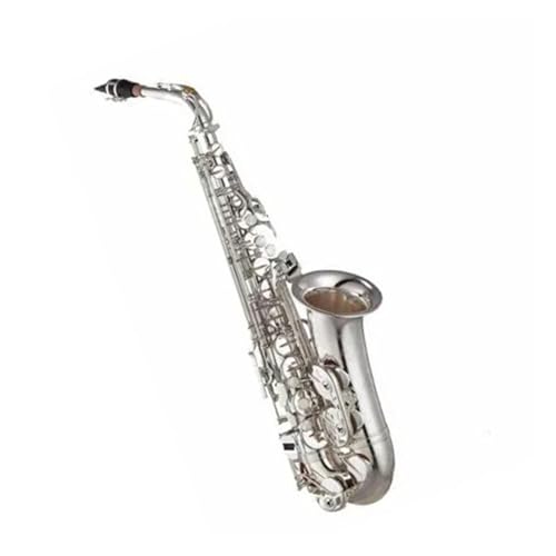 プロ仕様アルトサックス プロフェッショナル大人初心者アルトEフラットサックスゴールドボックスマウスピース(Silver)