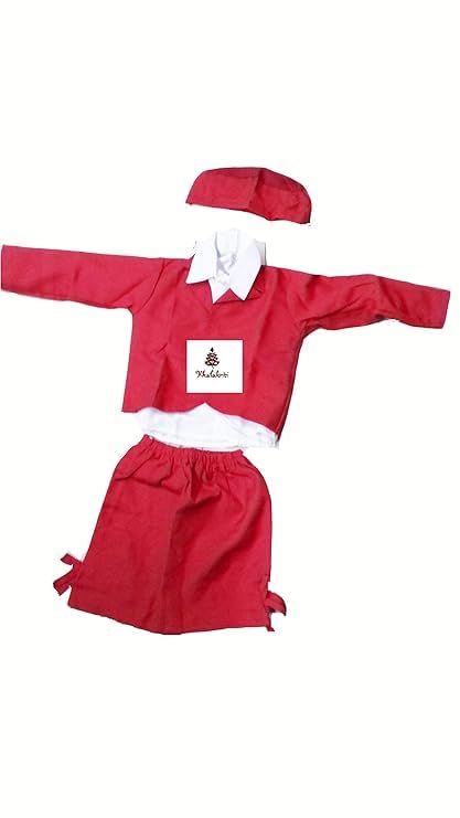 KKALAKRITI Airhostess Air Hostess Community Helper Red Color Fancy Dress Costume for Kids (3-4 Yr) (B0D636D8JF) Amazon Price History, Amazon Price Tracker