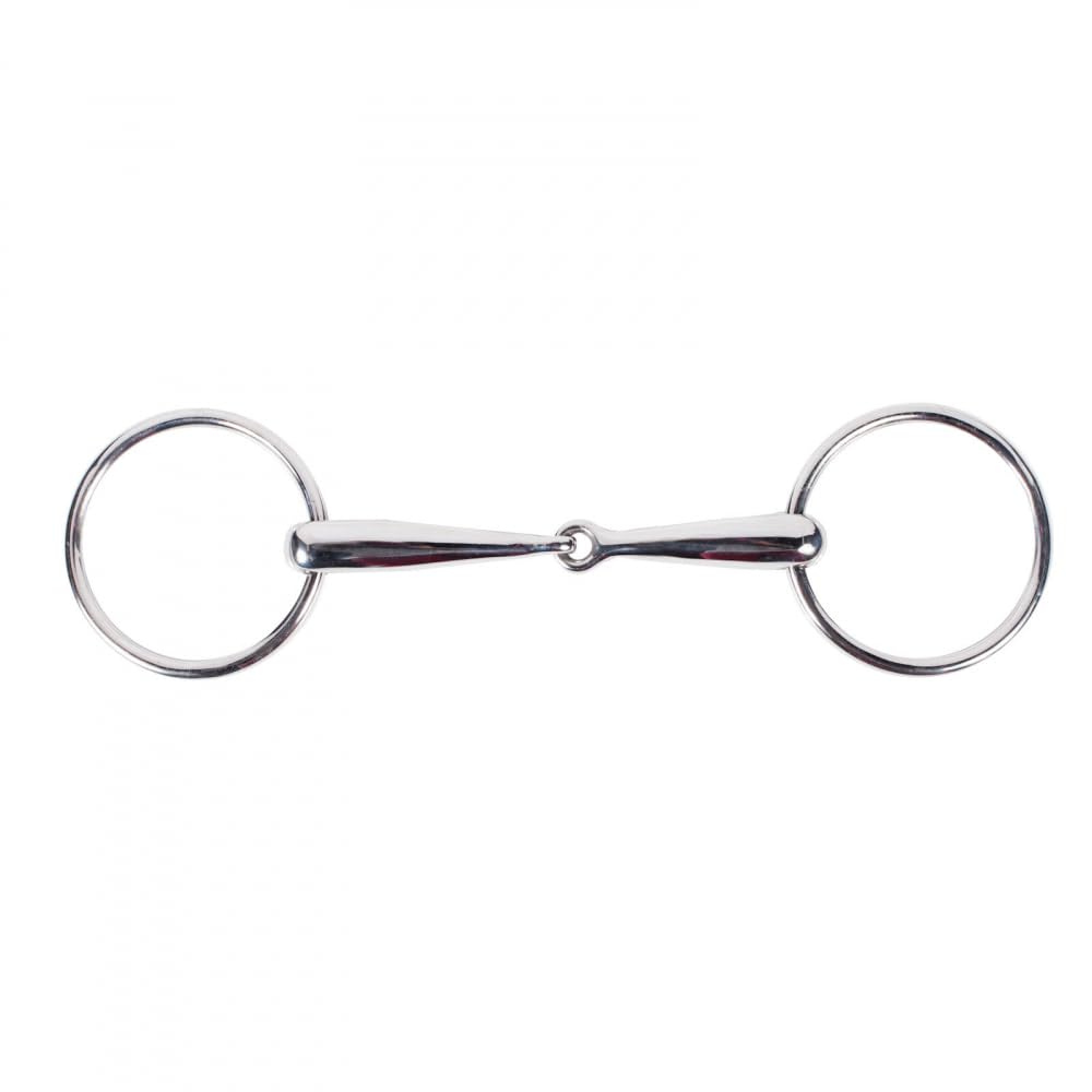 HORZE Jointed Loose Ring Snaffle Bit