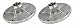 Two (2) Pack Erie Tools Lawn Mower Jackshaft Housing Spindle Assembly for Murray 20551 24384 24385 492574 492574MA 90905 92574 1001049