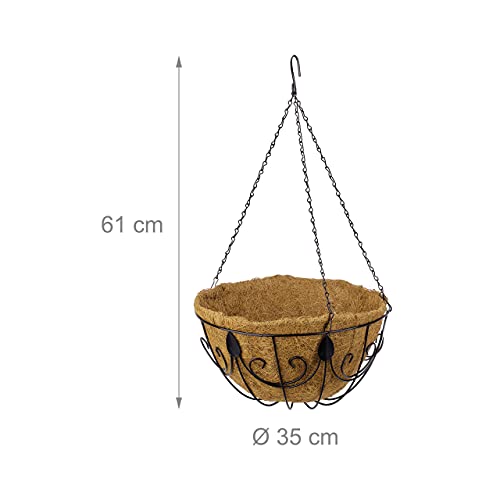 Corbeilles suspendues robustes pour optimiser l'espace de vos plantes