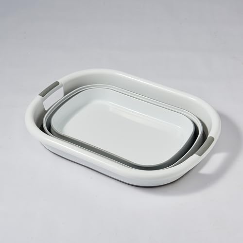 Schwänlein Multi-Functional Collapsible Pet Bathtub Portable Indoor Outdoor Foldable Washing Tub Bathing Tub Small Pets Bathtub for Puppy Small Dogs Cats (small size) - Image 3