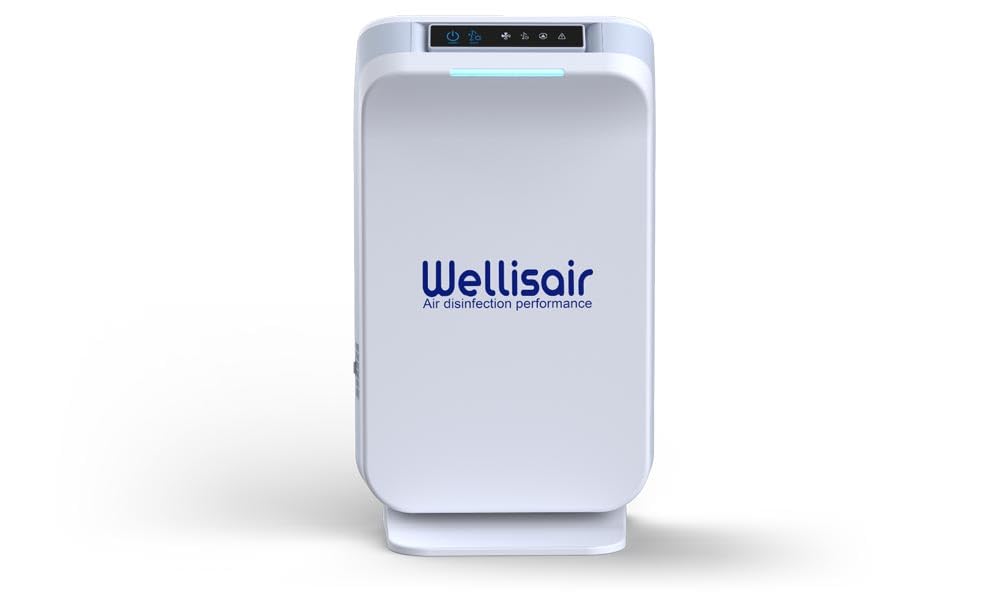 Filterless Air Purifier for Home, Electric HEPA Filter, Large 14.5x8.6x5.9 Inches, Push Button Control, Low Noise 6dB, with Extra Cartridges