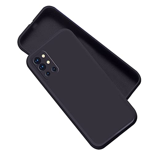 Image of A rtistque Back Cover Case for OnePlus 9R with Camera Protection | Shockproof TPU | Stylish Protective Design | Slim Fit | Ultra Matte | OnePlus 9R Back Cover - Black