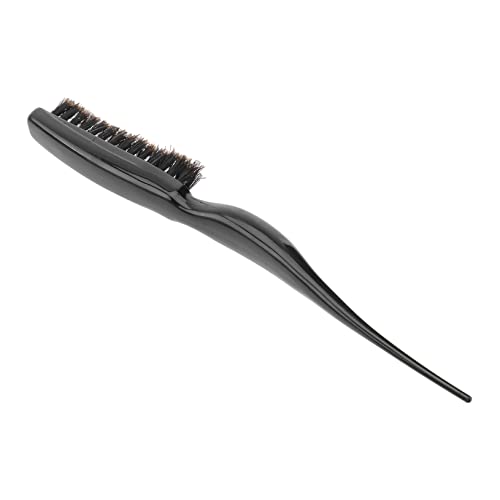 minkissy Spazzola Stuzzicare Con Setole Di Cinghiale Naturale Design Ergonomico Punta Coda Leggera e Compatta Per Capelli Lisci e Splendenti Per Uso Professionale e Quotidiano