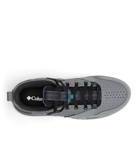 Columbia Columbia Mens Landroamer Trailrider Hiking Shoe, Titanium Grey Steel/Crushed Blue, 14