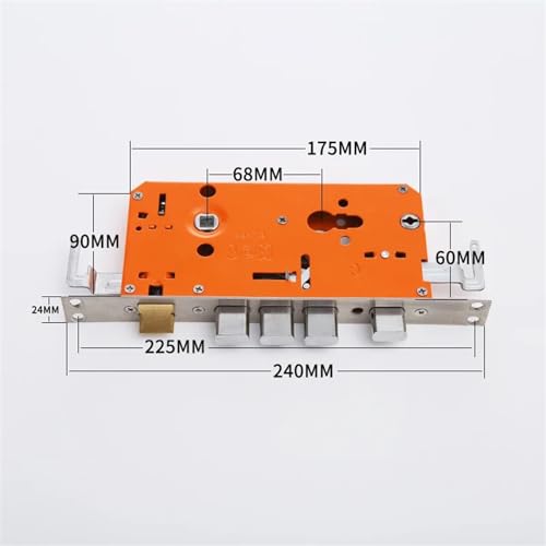 Serrure de porte intérieure 24x240 pour remplacer un mécanisme usé - 3