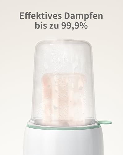 GROWNSY Flaschenwärmer baby Sterilisator für babyflaschen 8-in-1Fast Babynahrungsheizung Warmhalten von Babynahrung & Abtauung BPA-freier Fläschchenwärmer,Babykostwärmer mit LCD-Display