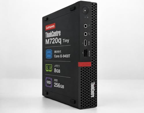 �y�����ςݕi�zLenovo ThinkCentre M720q Tiny ��9���� Core i5-9400T ������8GB SSD256GB HDMI DisplayPort USB Type-C UHD Graphics 630 ���^�f�X�N�g�b�v Wi