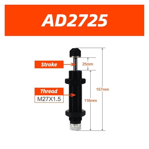 Amortiguador ajustable neumático industrial AD2725 contra vibración mecánica 2