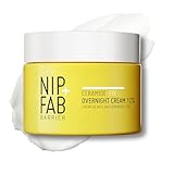 NIP + FAB Ceramide Fix Overnight Repair Cream 12% – Intensive Night Moisturiser Recovery Balm with Squalane & Hyaluronic Acid for Damaged Skin Barrier Repair, Deep Hydration & Smoothing, 50ml