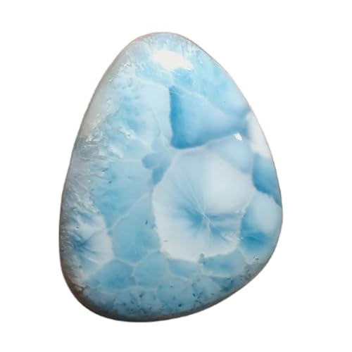 Larimar cabochon poire 35x27x8mm gemme naturelle pour création de bijoux GH_NAT_02110