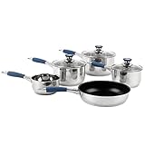 russell hobbs microwave set time Combine funcionalidad con estilo, solo tiene que introducir las sartenes en el lavavajillas una vez que haya terminado de cocinar para limpiarlas de forma rápida y sin esfuerzo.