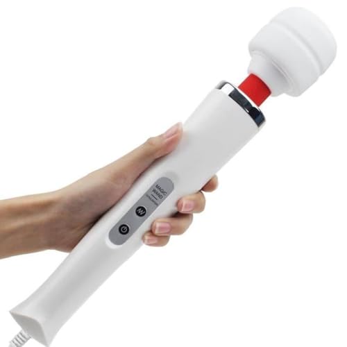 Confozen Masseur Double Stimulation, Vibromasseur Électrique 32x6cm, 30 Vitesses, Silicone Médical, Blanc, Rechargeable, Étanche, avec Instructions de...