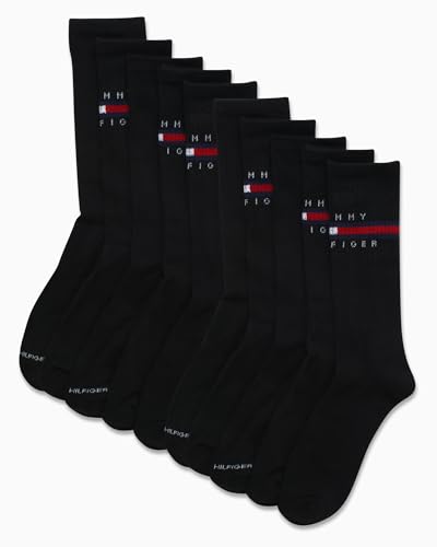 Tommy Hilfiger Mens Athletic Socks - Cushioned Crew Socks (10 Pack)3