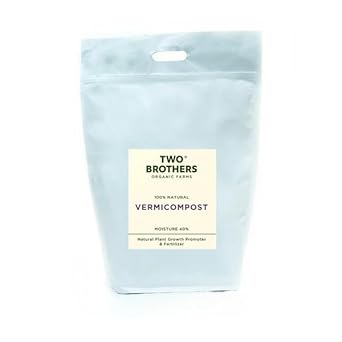 Two Brothers Organic Farms Vermicompost 5kg | Natural Plant Growth Promoter and Fertilizer | No Additives or Artificial Preservatives, Naturally made - image, photos