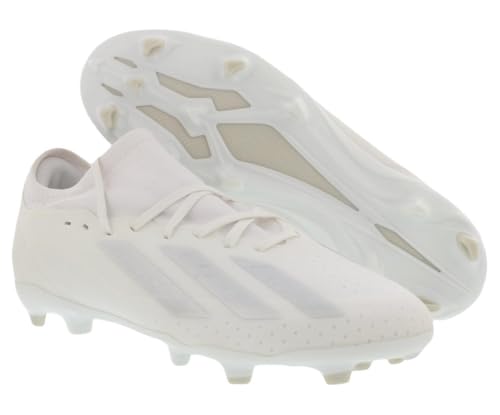 Image of adidas X Crazyfast League Unisex Shoes Size 6, Color: White /Silver-White