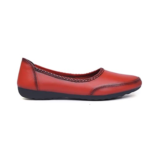 Image of Zoom Shoes Leather Casual /Formal Bellies for Women /Girls Adults Super Comfortable with Lightweight and Slip Resistant Sole A-116