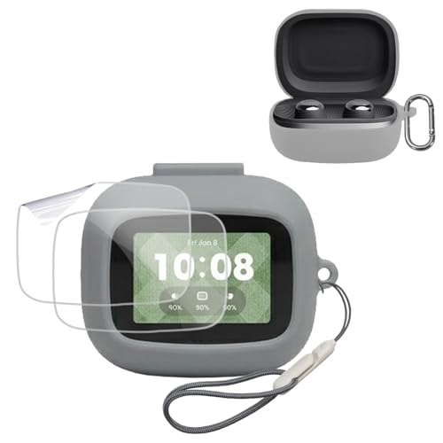 �y�V���R���P�[�X�{+2���t�B�����zFor JBL LIVE BUDS 4 �P�[�X �C���z���J�o�[ SpinoArmor �ϏՌ� �h�o ���h�~ ����~�� �y�� �t�B�b�g�i�O���[�j